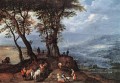 Aller au marché Flamand Jan Brueghel l’Ancien